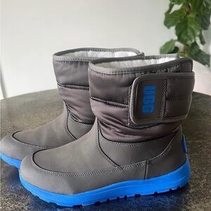 UGG Kids' Brown and Blue Snow Boots